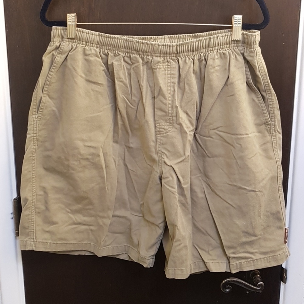 vintage army green Gotcha cotton shorts L